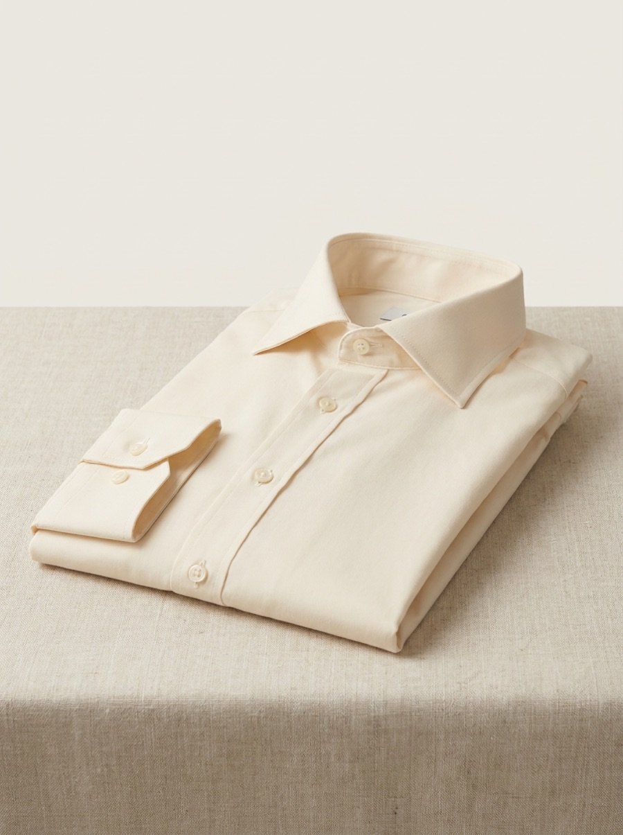 Camisa Premium en tono crema