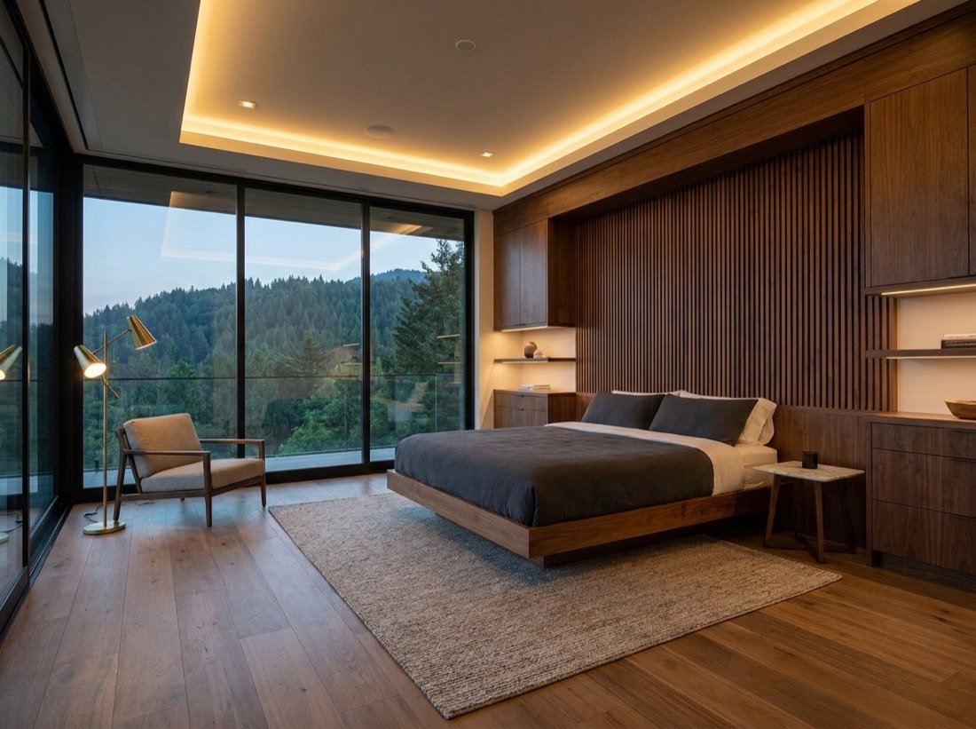 Recámara principal de Residencial Los Pinos