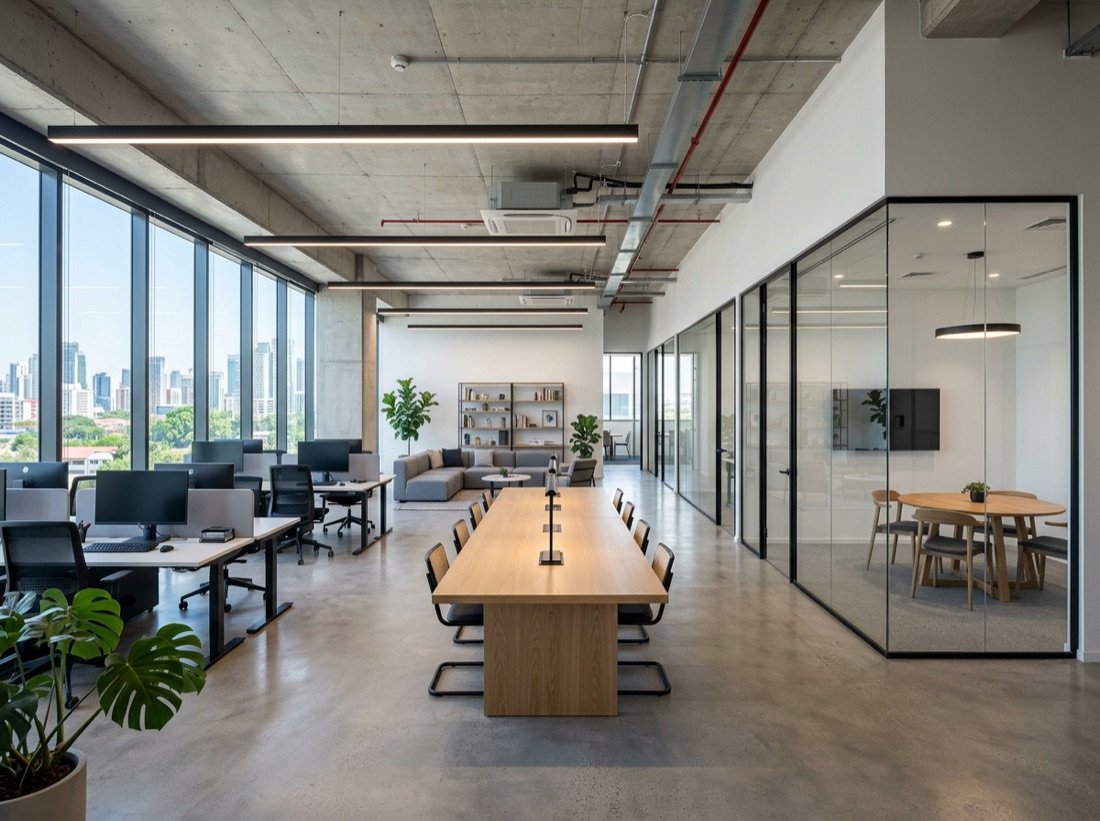 Oficinas interiores de Torre Comercial Norte