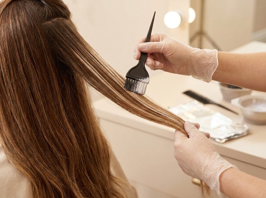 Aplicación de balayage en Bella Studio