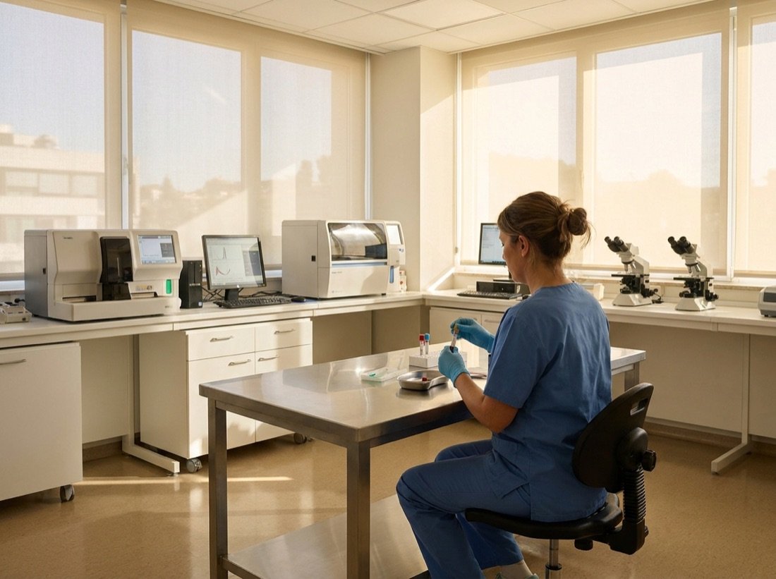 Medical exams and lab work at Vitalis Clinic